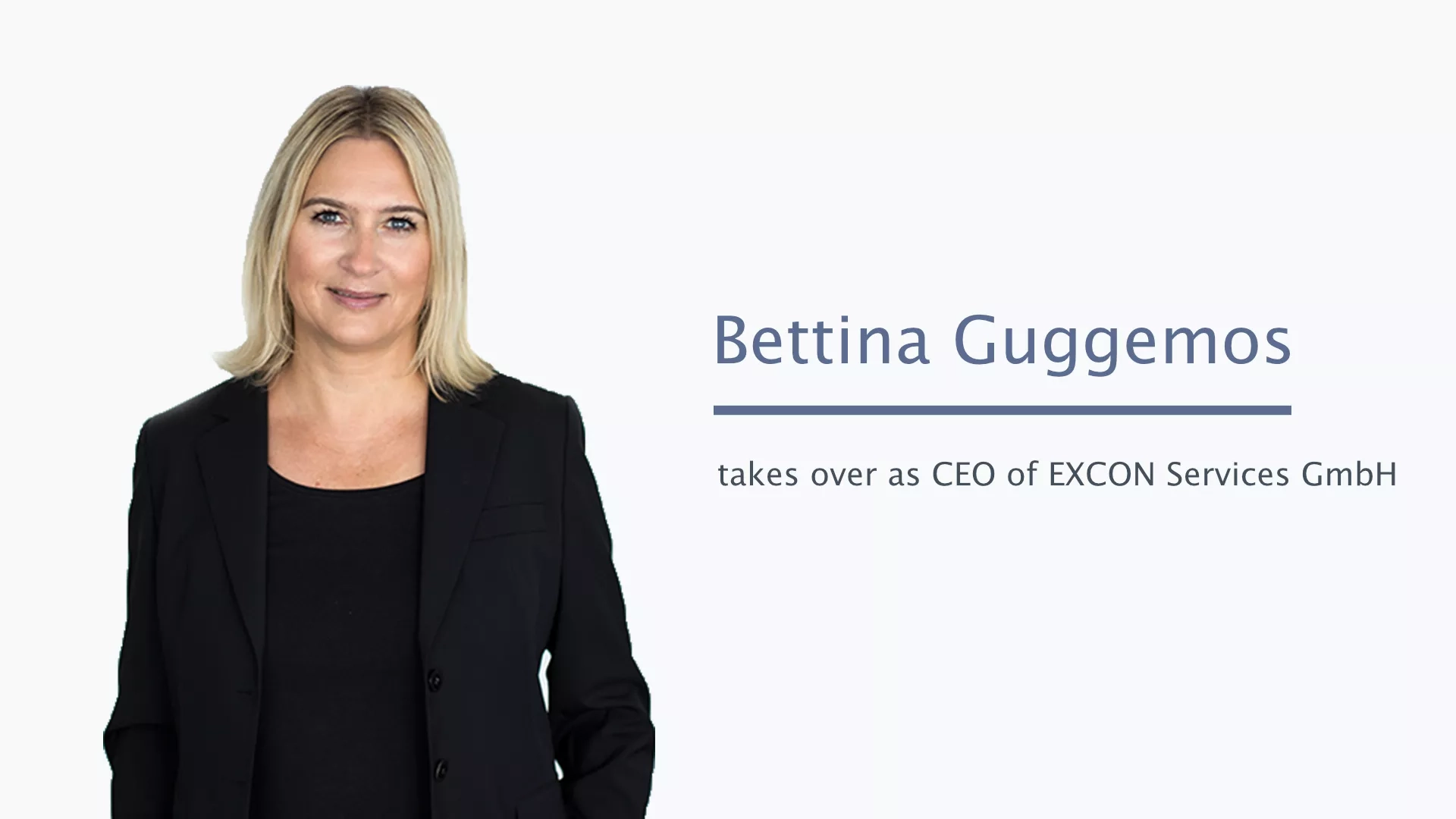 Bettina Guggemos takes over as EXCON Services CEO