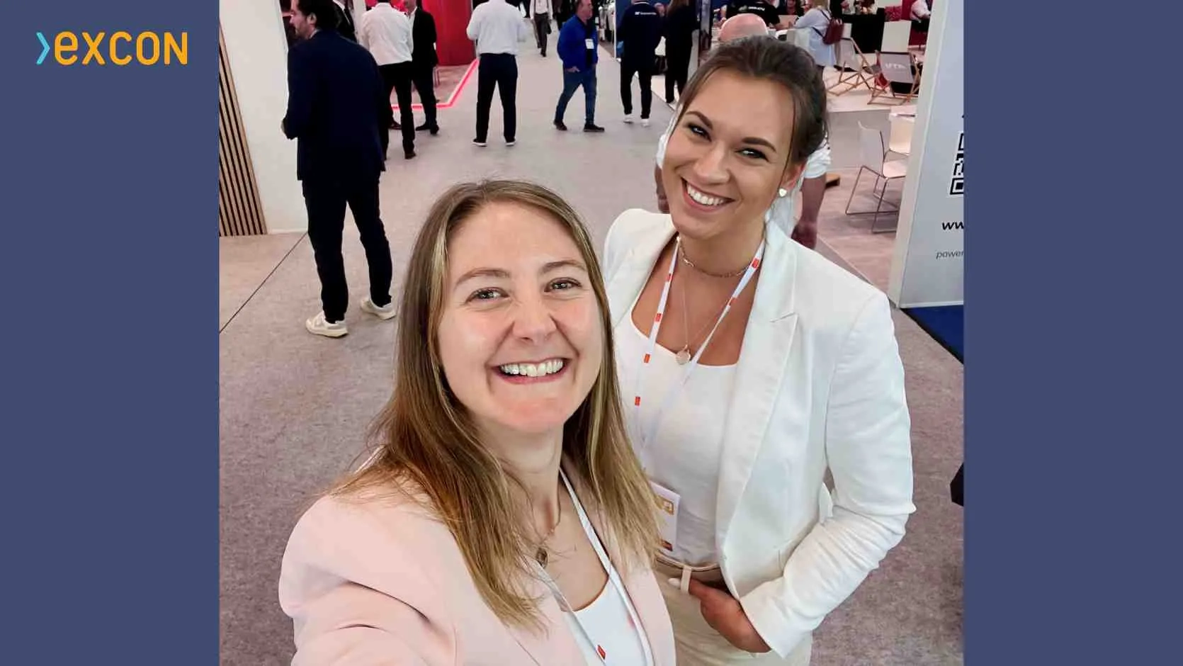 EXCON visit of Paulina wetzel and Lena Herget at Flotte! Der Branchentreff