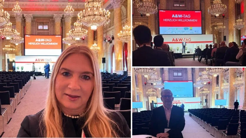 Bettina Guggemos und Marc Mehring auf dem A&W-Tag in Wien