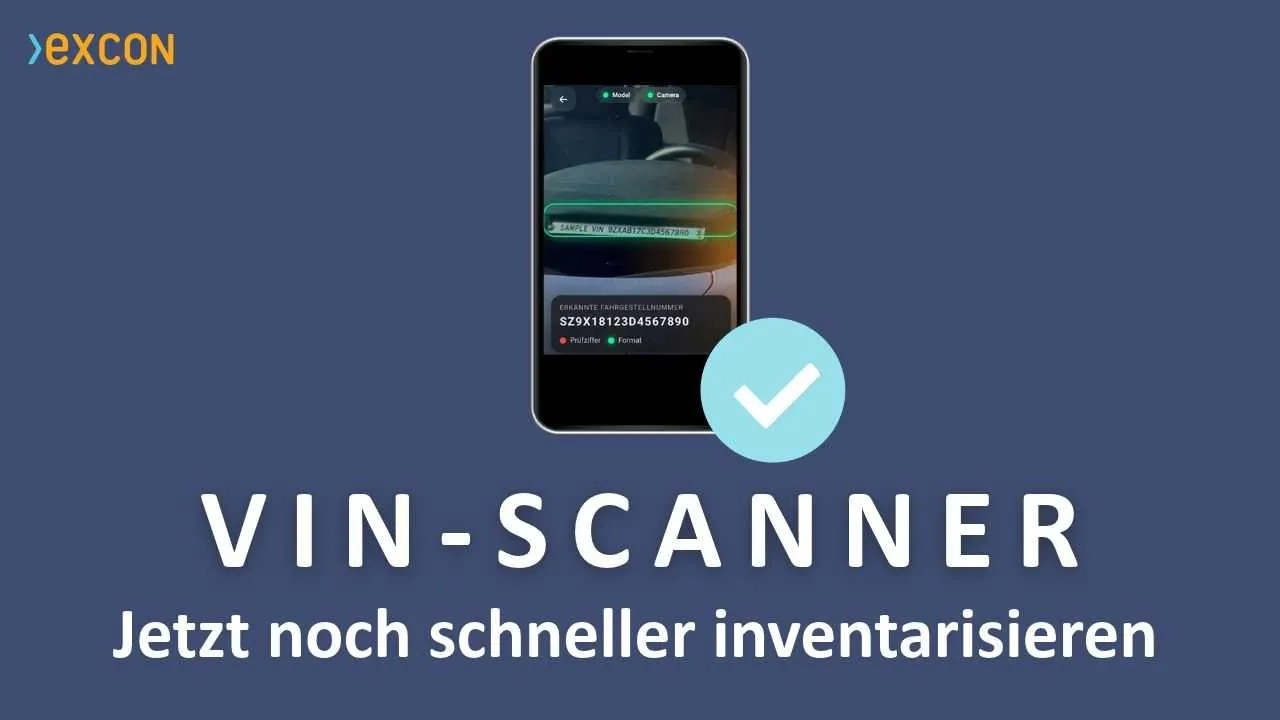 VIN Scanner für eine schnelle Fahrzeuginventur